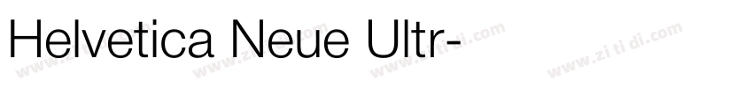 Helvetica Neue Ultr字体转换 Helvetica Neue Ultr字体转换